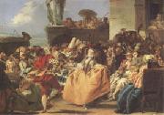 Giovanni Battista Tiepolo Carnival Scene or the Minuet (mk05) China oil painting reproduction